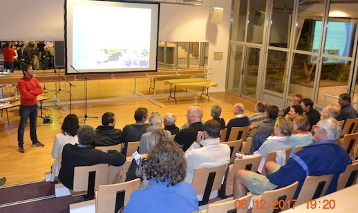 Présentation publique du laboratoire d'hydrologie au Pont du Loup 