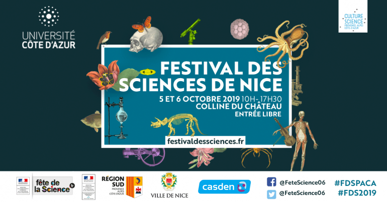 Week-end du Festival des Sciences (9 et 10 octobre 2021) - Nice